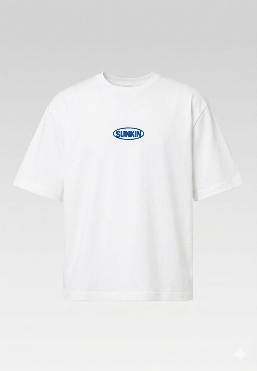 T-shirt blanc manches courte pour l'été pour homme et femme