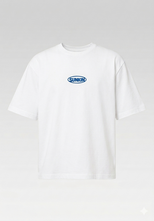 T-shirt blanc manches courte pour l'été pour homme et femme