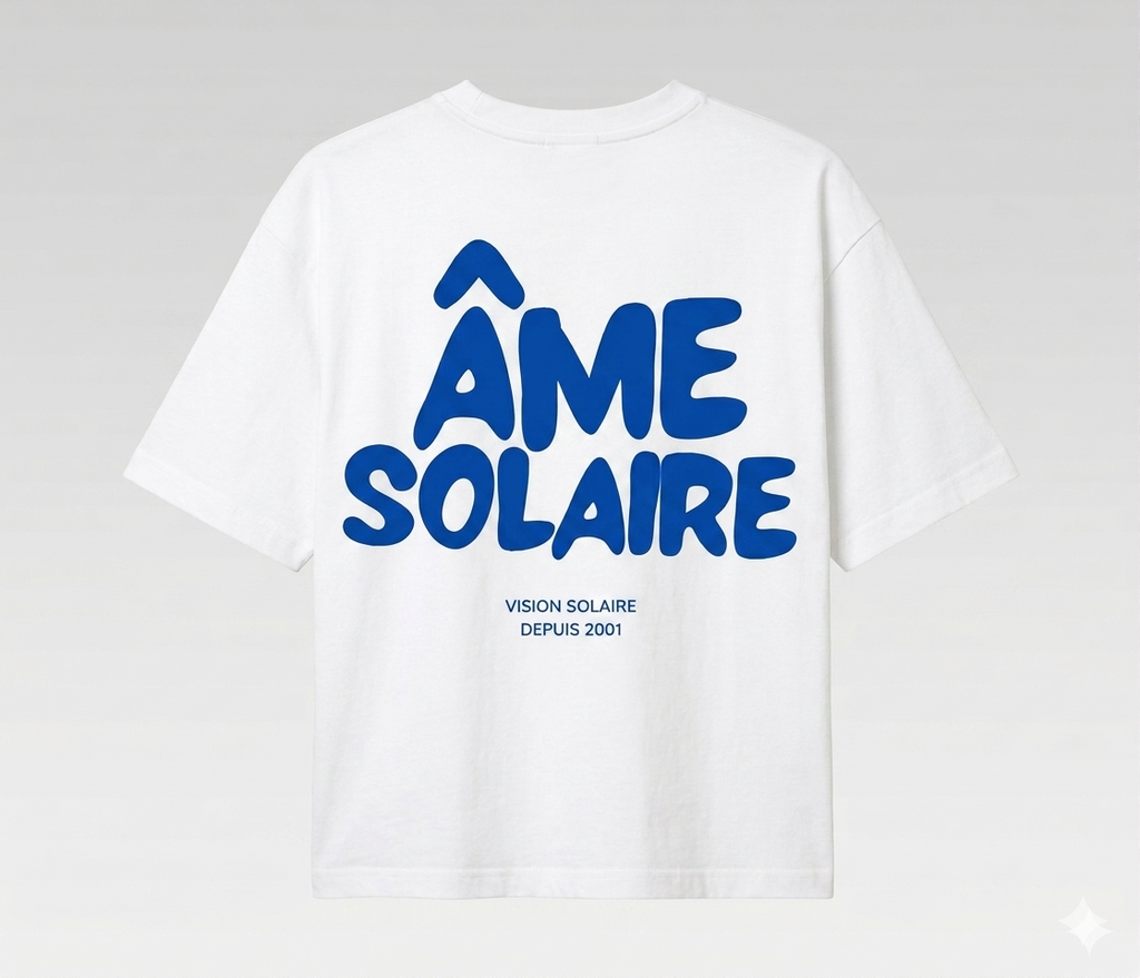 t-shirt blanc manches courtes pour homme et femme.